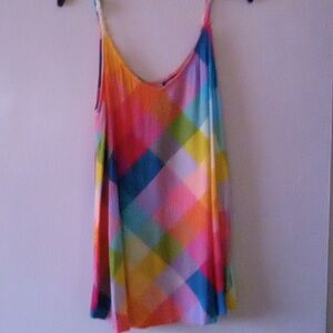 Torrid Vibrant Multicolor Plaid Top